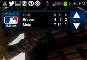 MLB At Bat widget example